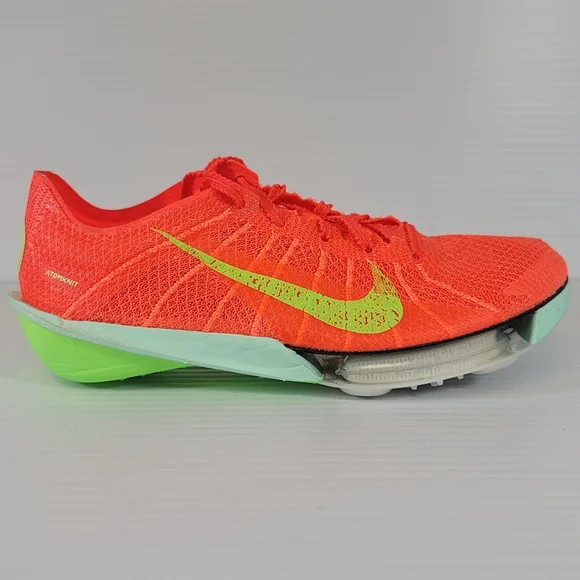 Nike Air Zoom Victory 2 Bright Crimson Lime FD8411 600 Track Spikes Shoes